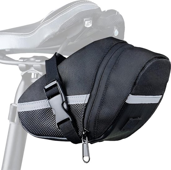 Verstellbare Fahrradsatteltasche 16-30 Cm - Aerodynamisches Design, Wasserdicht Und Reflektierend.