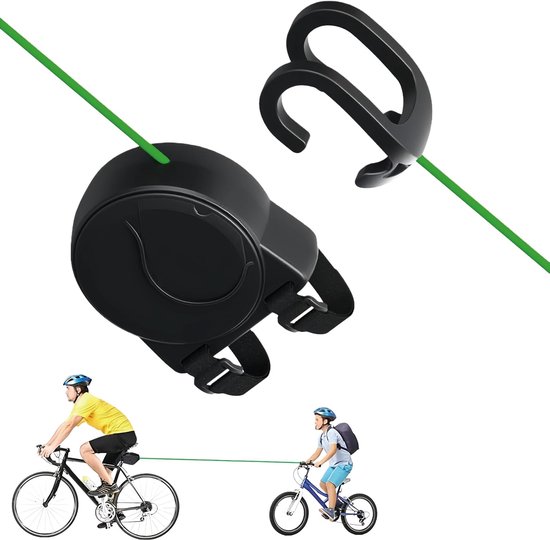 Fahrrad-abschleppseil – Fahrrad-abschleppsystem – Abschleppseil – Familienfreundlich – Fahrradzubehör – 2,6 Meter Lang – Geeignet Für Kinder Und Erwachsene
