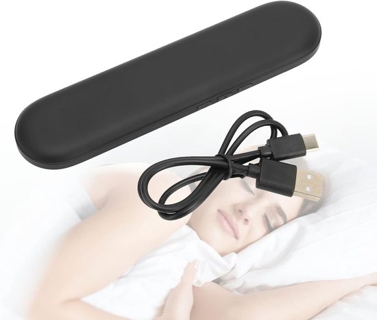 Schlaflautsprecher – Unterkissenlautsprecher – Fördert Einen Erholsamen Schlaf – Knochenleitungstechnologie – 15,5 Cm – Schwarz