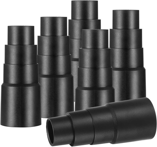 Ein Set Aus 6 Staubsaugeradaptern, Darunter Schlauchadapter (22-35 Mm), Staubsaugeranschlüsse Und Zubehör Für Werkstattsauger.