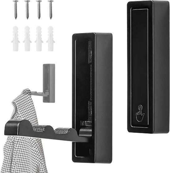 Zweiteiliges, Hochbelastbares, Faltbares Wandhaken-set – 90-grad-faltmechanismus
