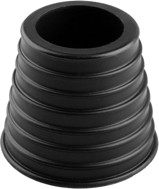 Konischer Schirmkeil 3,8 Cm – Gummi-tischlochstopper, Ring Für Terrasse Und Garten, Schwarz