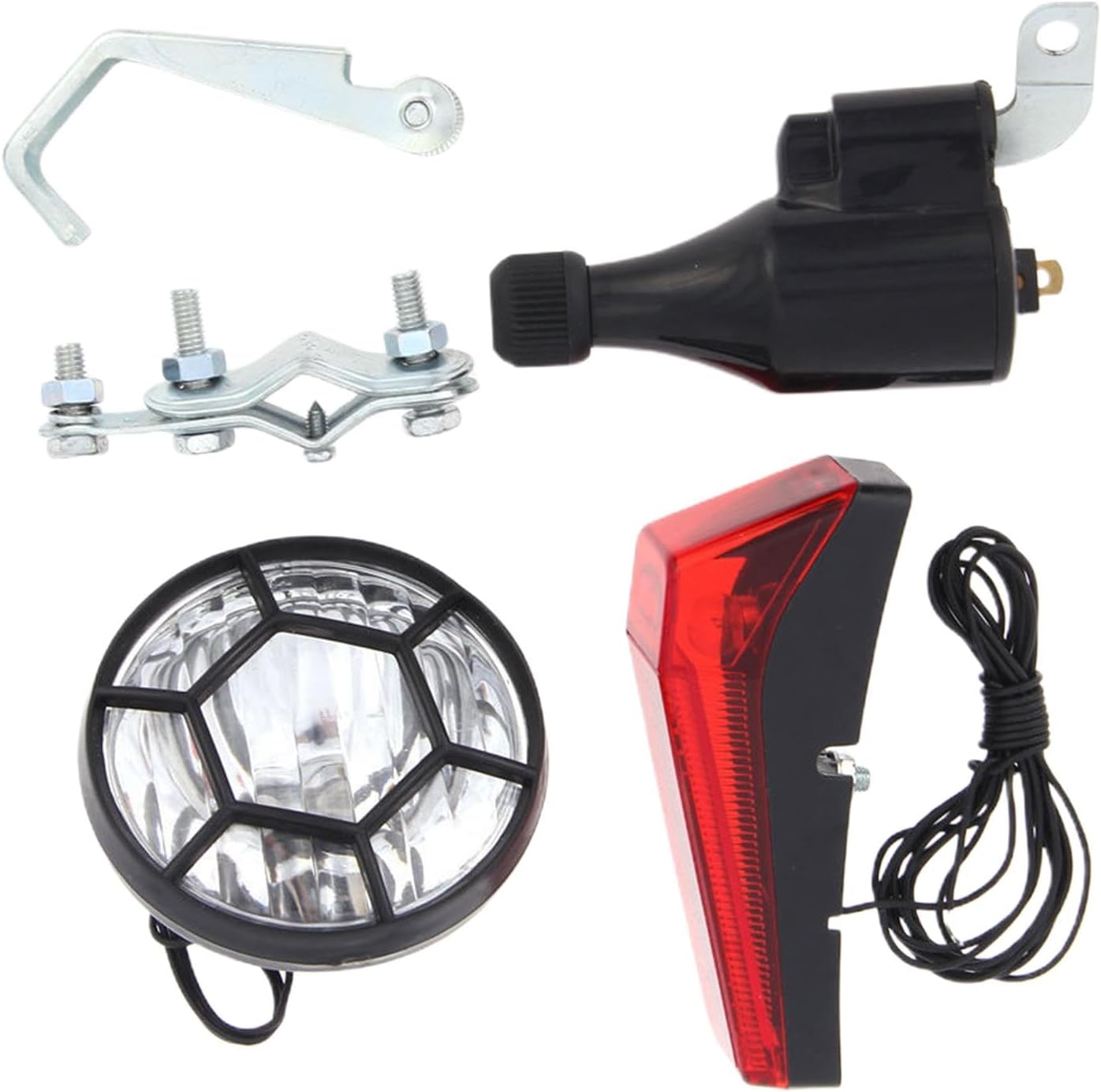Fahrradbeleuchtung, Fahrradzubehör, Wasserdicht, Universell, Einfach Zu Montieren, Rücklichteinheit, Reibungsgenerator