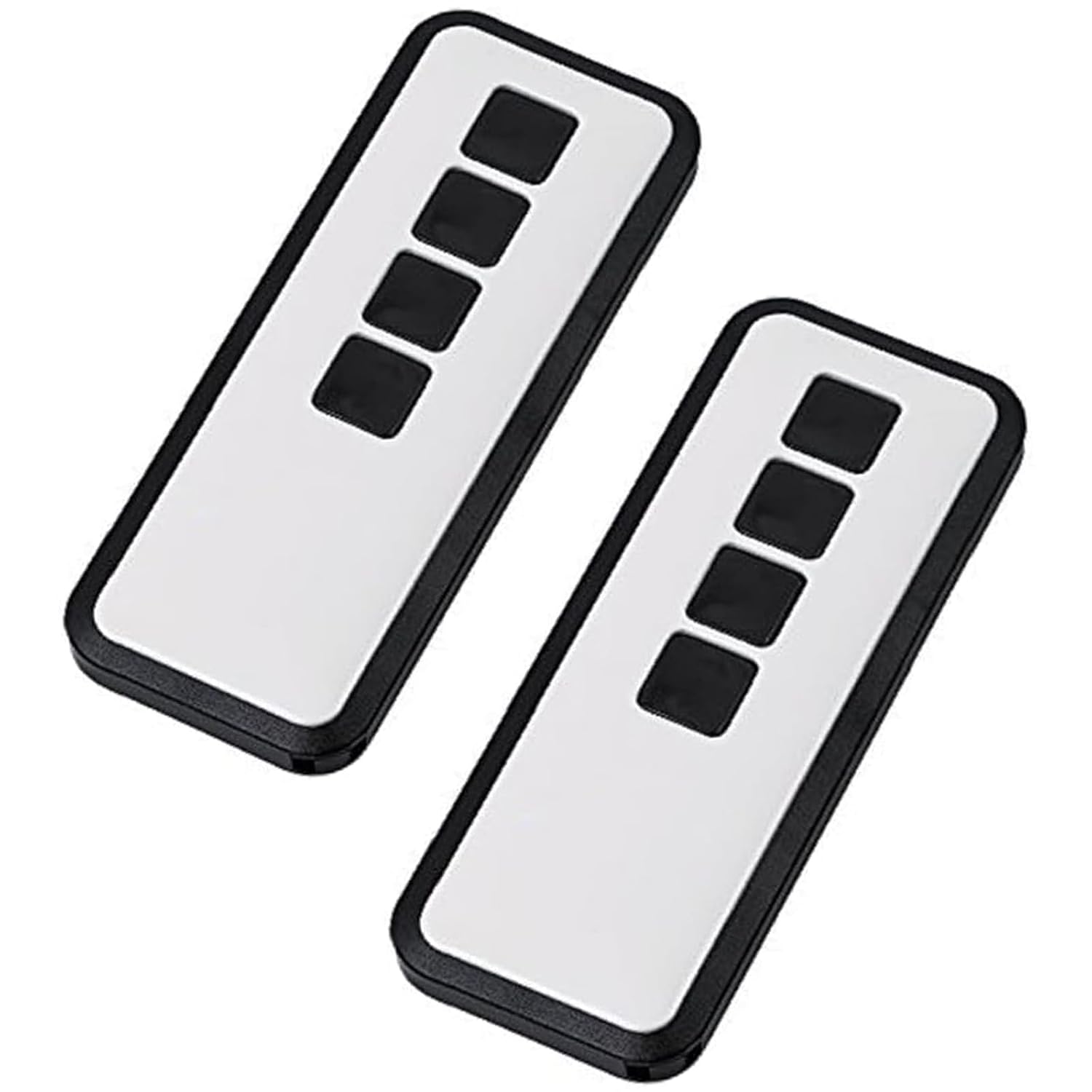 Handsender Für Garagentore (433 Mhz) Für Novoferm Mini-novotron 524, Garagentor-fernbedienung, Zweiteiliges Set, Schwarz