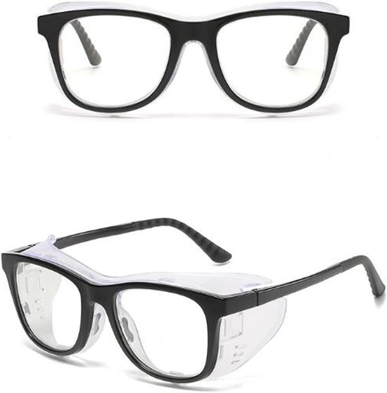 Anti-pollen-allergiebrille Für Erwachsene, Anti-blaulicht-, Antibeschlag- Und Winddichte Brille, Vollrand, Weiches Silikon + Rahmen Aus Tr90