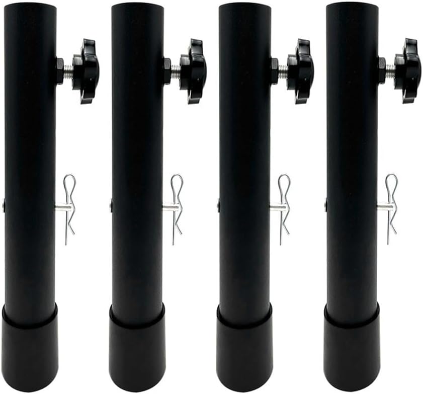 Tischbeinverlängerung, Werkbankhöhenverlängerung, Einfach Zu Montieren Und Zu Verwenden, Gerade Tischbeinverlängerung, 4er-pack (20 Cm)