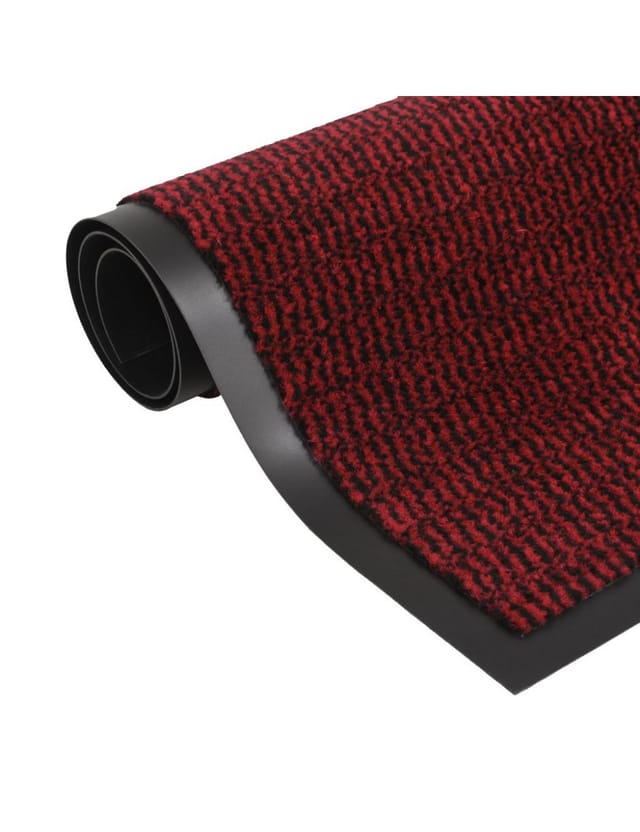 Schmutzfangmatte Rechteckig Getuftet 60x90 cm Rot Vidaxl