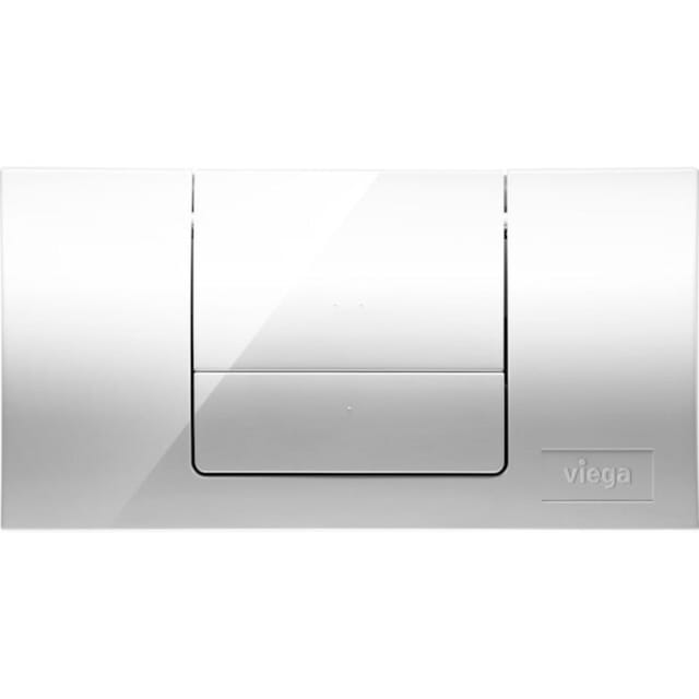 Viega - wc Betätigungsplatte Standard 8180.1 in Kunststoff edelmatt