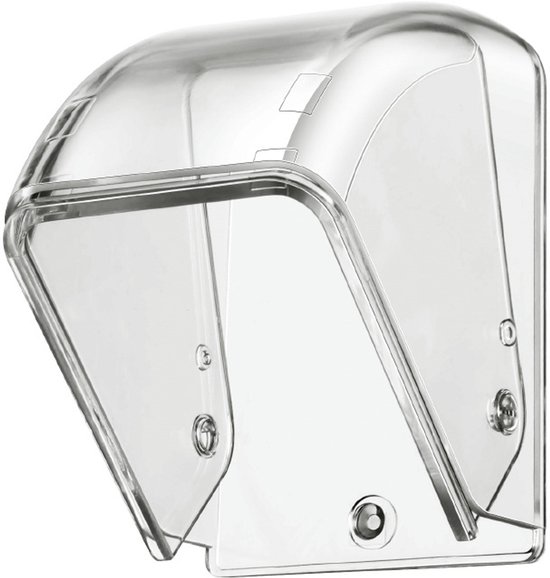 Regenschutzhülle, Regenschutzhülle Für Zutrittskontrollsysteme, Transparente Schutzhülle, Kunststoff, 6,38 X 6,38 X 9,07 Cm, Wasserdichter Türklingelschutz Für Den Außenbereich
