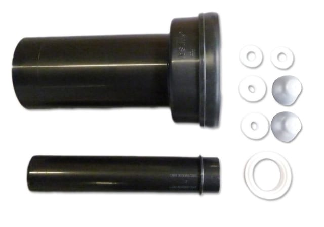 Wisa Wand-WC-Anschluß-Set Ø 90mm Ablaufstutzen, Spülrohr Ø 45 mm Spülrohre & Abläufe