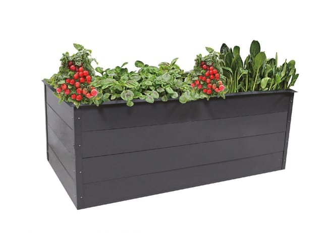 TrendLine Hochbeet Stahl 200 x 100 x 76 cm Lech inkl. Schneckenkante Hochbeet