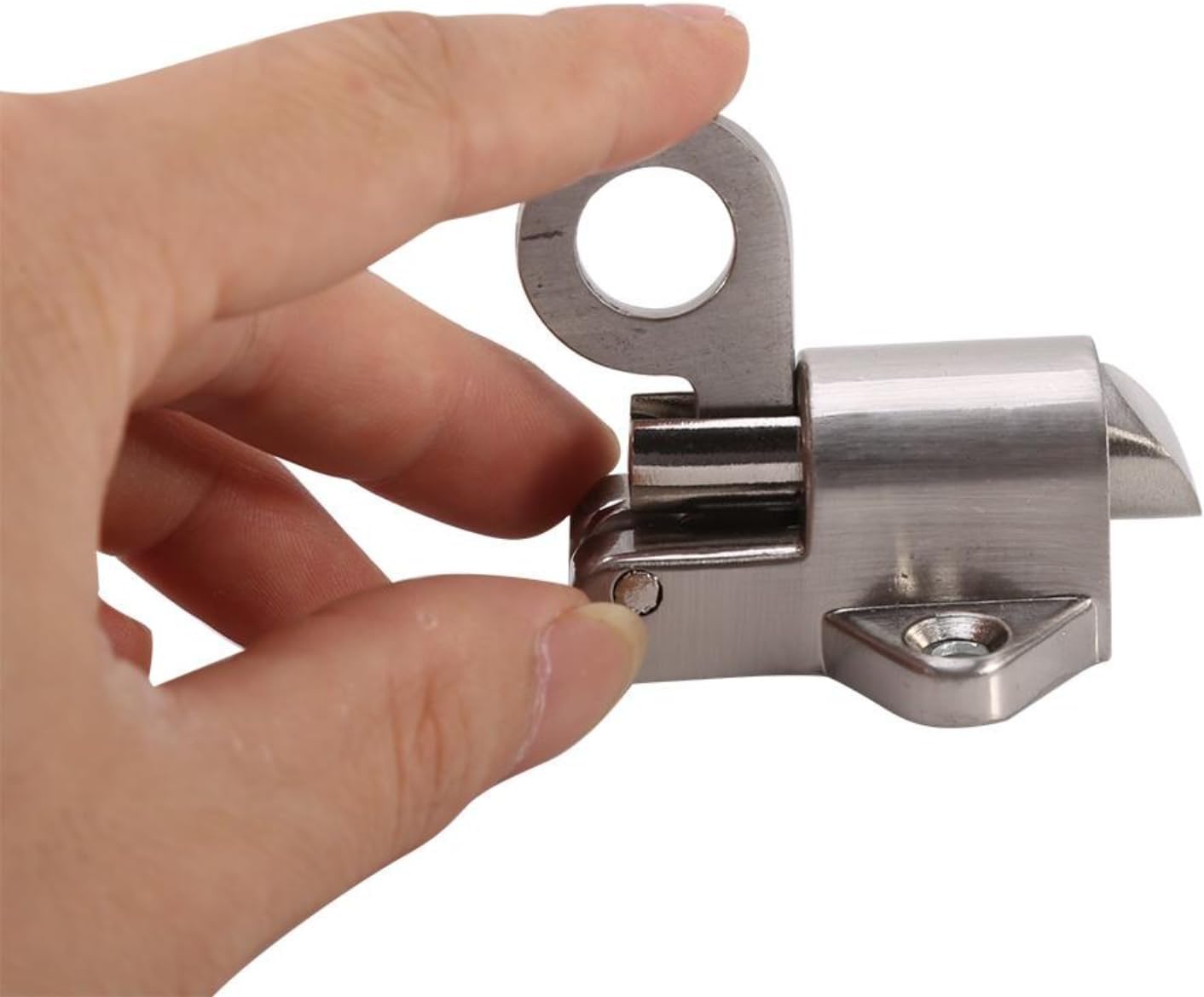 Federbelasteter Türriegel, Sicherheits-tür- Und Fensterzugring, Federbelasteter Türriegel Aus Aluminium