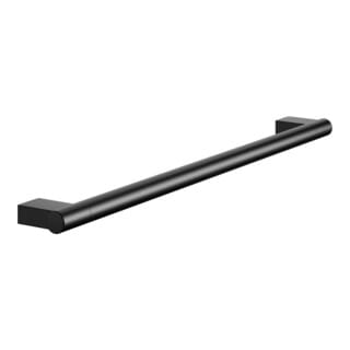 Badetuchhalter aus Metall, schwarz matt pulverbeschichtet, 65,1 cm breit, für Badezimmer oder Sauna, für Handtücher, Wandmontage, Handtuchstange,