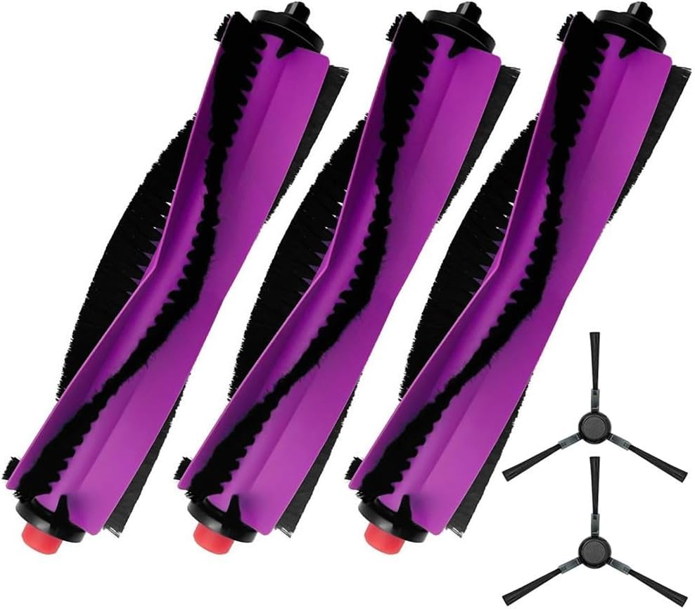 Ersatzteilset Für Den Eureka J15 Pro Ultra Saugroboter, 5-teiliges Set (3 Hauptbürsten + 2 Seitenbürsten)