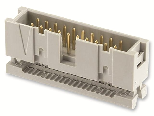 Wannenstecker, din 41651, 20-polig, schneidklemm, rm 2,54 mm - Econ Connect