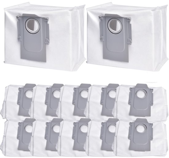 12 Staubsaugerbeutel, Passend Für Roborock Q5+ Und Q5 Pro+, Q7+ Und Q7 Max+, S7 Maxv Ultra, S7 Pro Ultra, Q8+ Max, S8+ Und S8 Pro Ultra Staubsauger