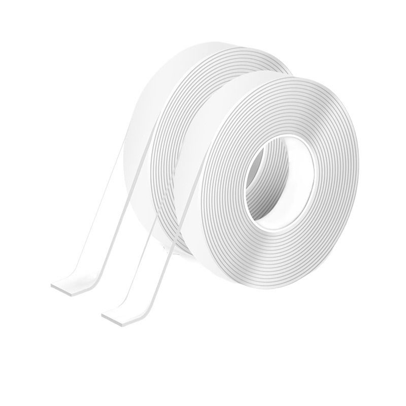 Extra Starkes Doppelseitiges Klebeband (3 Meter), Starkes Doppelseitiges Klebeband, Hinterlässt Keine Spuren, Abnehmbar, Wiederverwendbar, Abwaschbar.