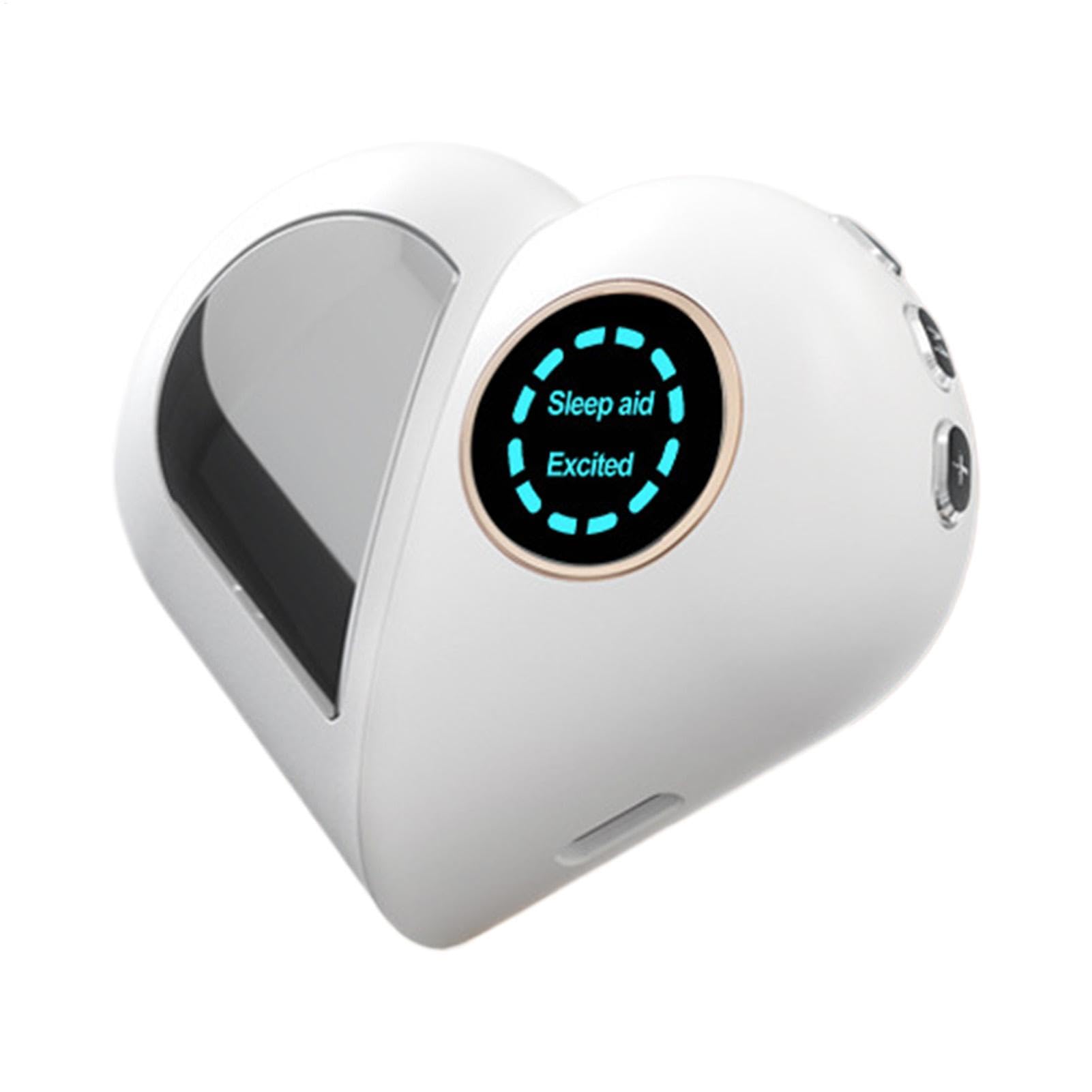 Tragbares Schlafmittel Mit Niederfrequenz-impulsgenerator, 2 Einstellungen Und Display, Lindert Angstzustände Und Schlaflosigkeit, Geeignet Für Erwachsene Und Ältere Menschen.
