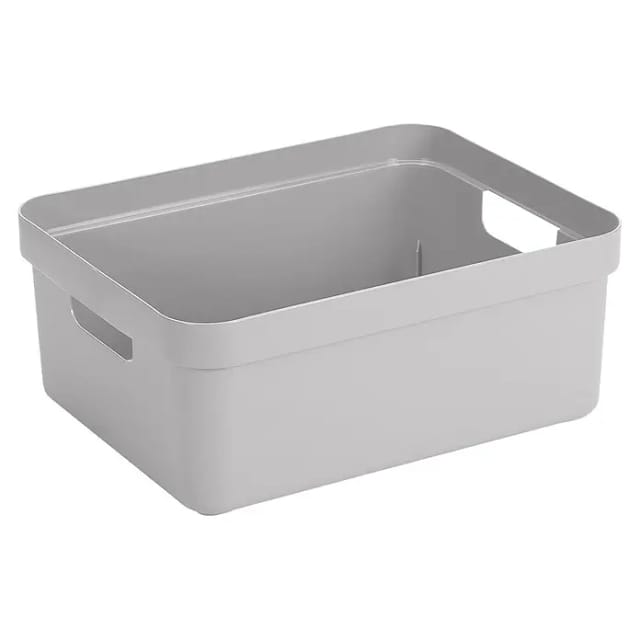 Aufbewahrungsbox Sigma Home 24 l hellgrau Boxen, Körbchen & Kisten - Sunware