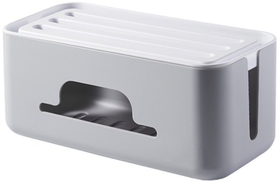 Set-top-box, Set-top-box Und Mehrere Steckdosen, Kabelorganisator, Kabelaufroller, Kabelkanal Abmessungen: 32,1 X 13,6 X 12,7 Cm