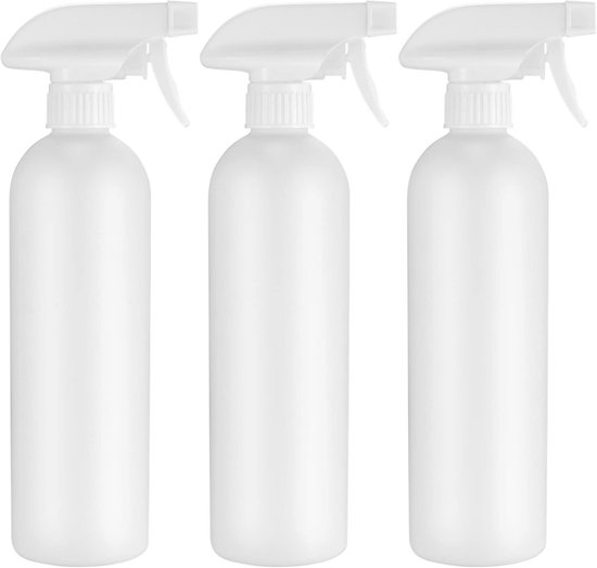 Set Mit 3 Multifunktionalen Sprühflaschen À 500 Ml – Ideal Für Haus, Garten, Reinigung Und Bewässerung