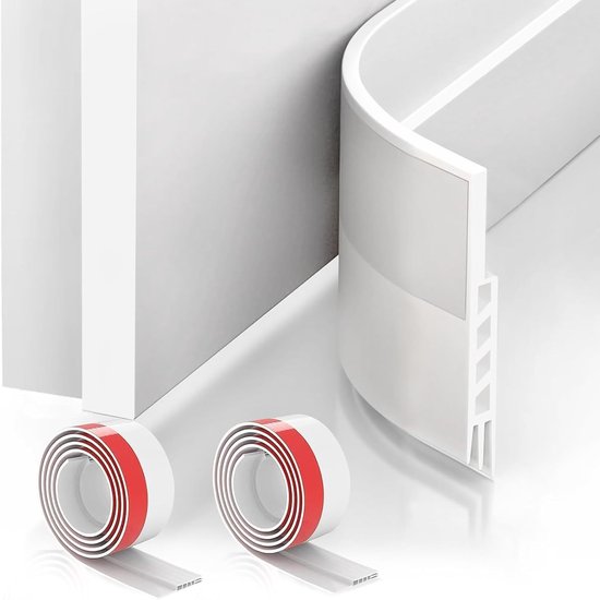 Türdichtungsstreifen – 50 Mm X 2 M, Windfest, Selbstklebend, Schalldämmend, Bürste