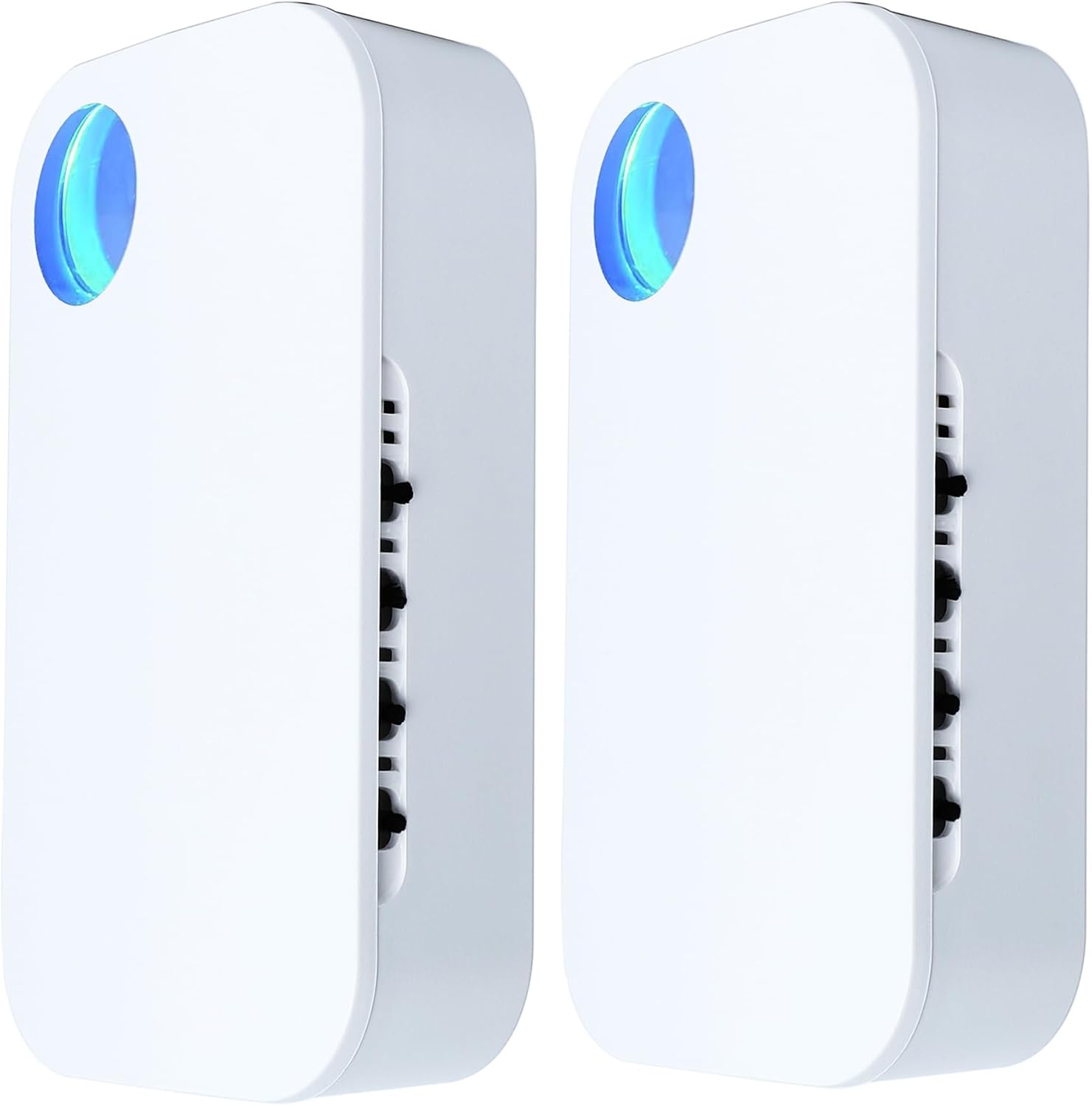 2 Stück – Steckergebundener Ionisator – 4 Negativ-ionen-ausgänge – Leises Zuhause, Schlafzimmer, Wohnzimmer