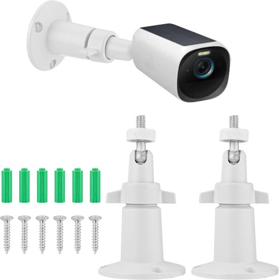 2er-pack Sicherheitskamerahalterung – Verstellbare Wandhalterung Für Kameras – Kompatibel Mit Arlo, Eufy Solocam S220/c210, Eufycam 2c/2c Pro, 3/s330, 3c/s300