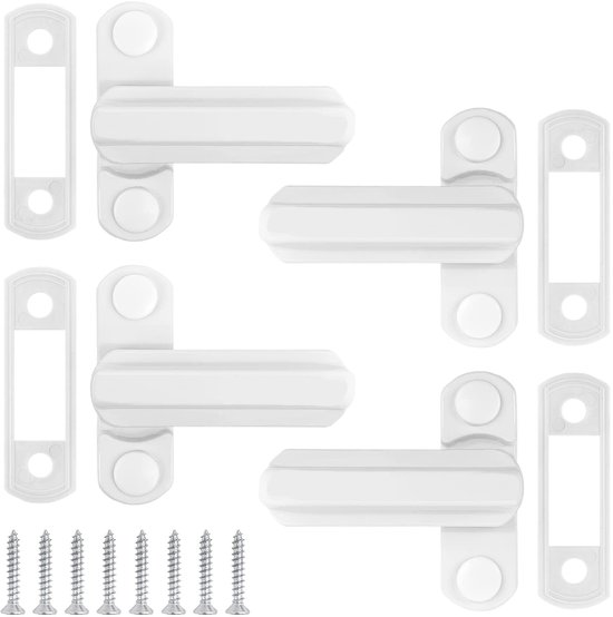 4-teiliges Set Aus Fensterriegel Und Kindersicherung Aus Aluminiumlegierung