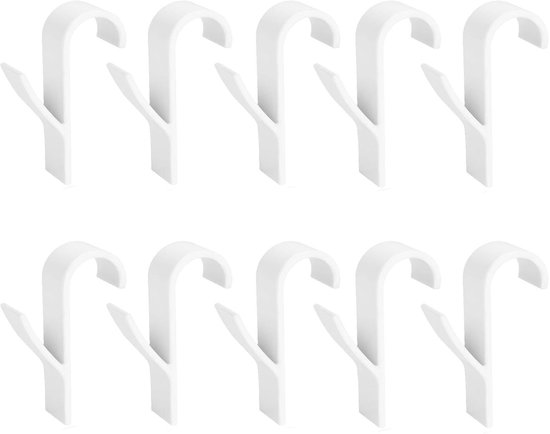 10er-pack Weiße Abs-handtuchhalter-heizkörperhaken - Multifunktionale Runde Heizkörperhaken Für Badezimmer