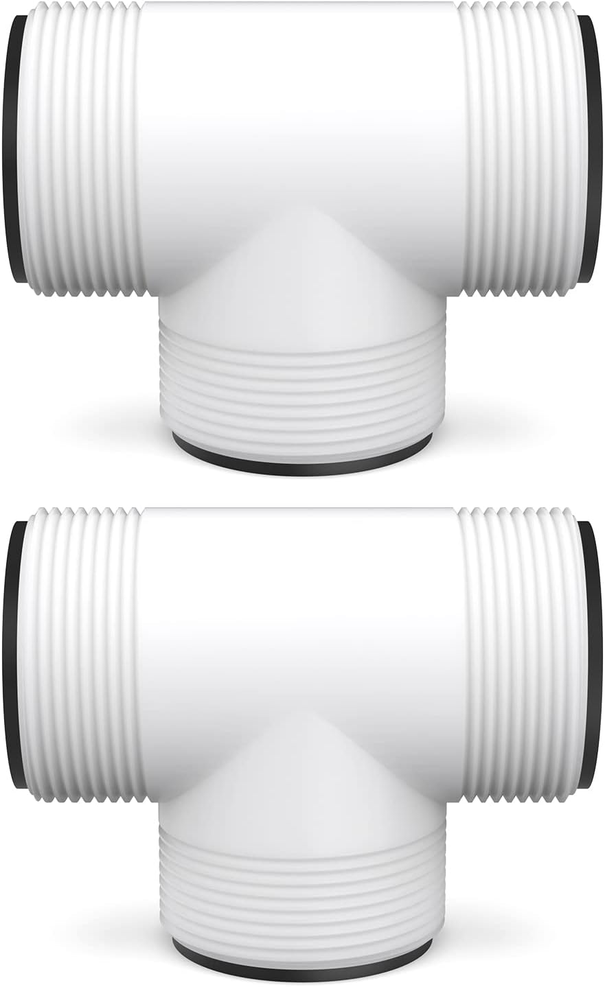2 Stück Intex Coleman Poolschlauch-t-stücke 1,5" 3,8 Cm Schwimmbadpumpen-poolzubehör, Auslaufsicheres Design, Ersatzteil