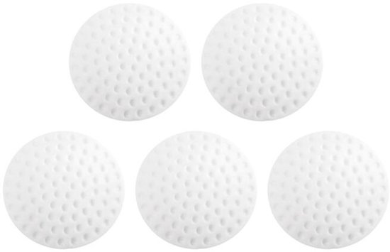 Türstopper, 5 Stück, Stoßdämpfer, Pvc, Selbstklebend, Wandschutz, Türschutz, Türgriffpuffer, 5 X 1,2 Cm, Weiß