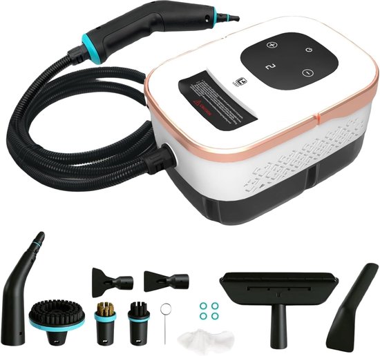 Elektrischer Dampfreiniger, Tragbar, Zur Reinigung Von Sofas, Fenstern Und Heimtextilien, Handgerät, 6 Temperaturstufen, 1500 W.