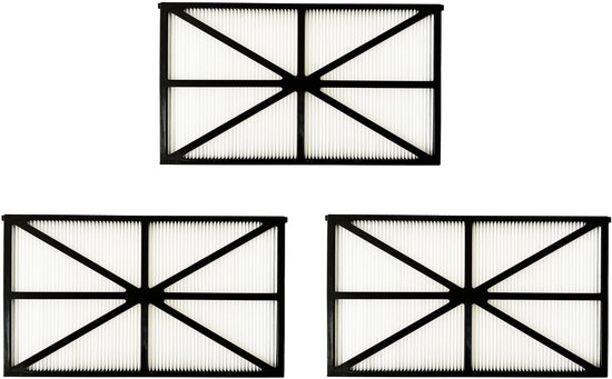 3-teilige Filterkartuschen, Wiederverwendbar – Weiß