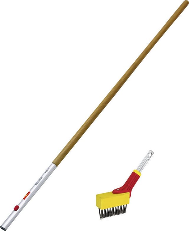 Wolf Garten Fugenbürste FB-M+M140 9 cm Arbeitsbreite, inkl. Eschenstiel