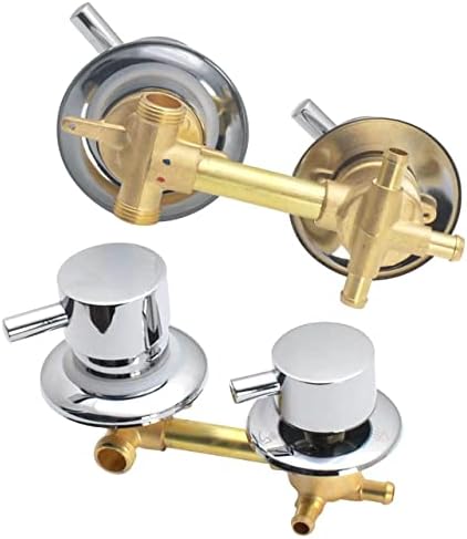 Kabellose Duscharmatur Aus Messing Mit 2/3/4/5 Auslassöffnungen, 10/12,5/14,5 Cm Abstand, Mischbatterie Und Umsteller Für Duschkabinen (3-wege-anschluss, 10 Cm Rohrdurchmesser)