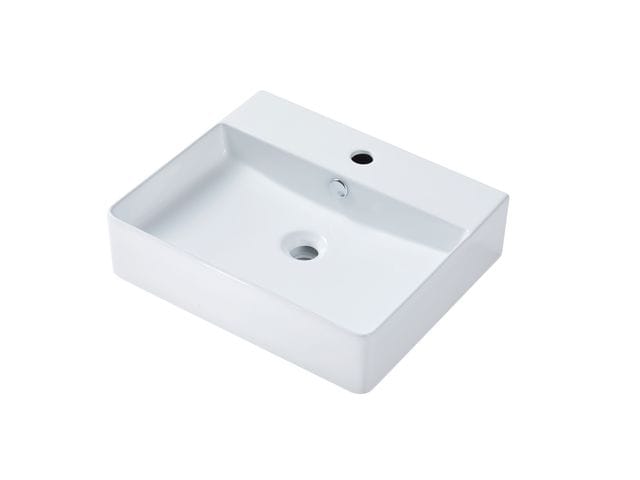 Primaster - Keramikwaschbecken 50 cm Prag weiß glänzend Waschtisch