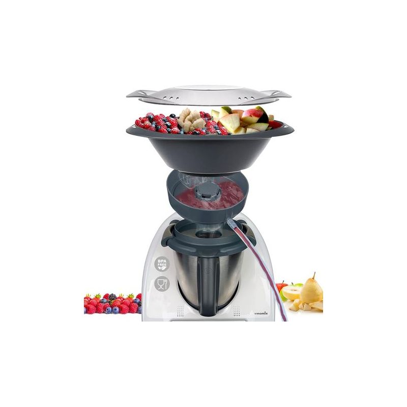 Dampfentsafter Für Thermomix Tm6 Tm5 – Automatische Saftgewinnung Mit Thermomix-chrom