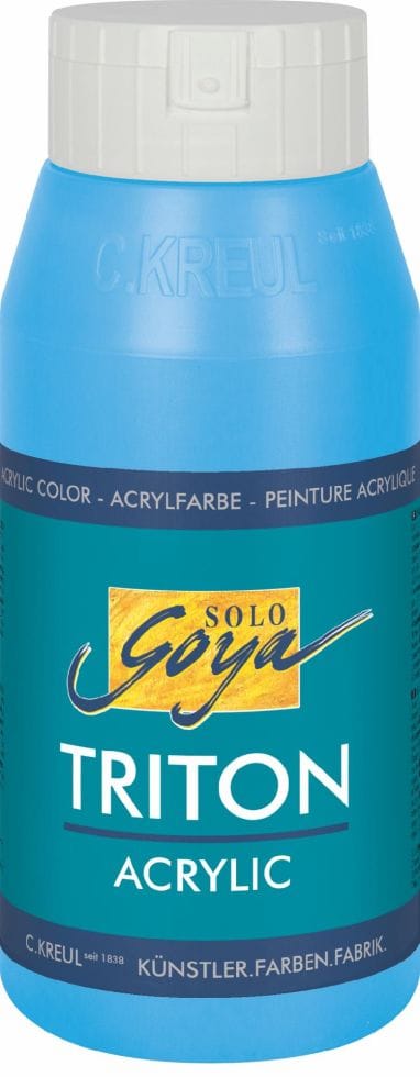 Solo Goya Triton Acrylic lichtblau 750 ml Textilfarbe - Kreul