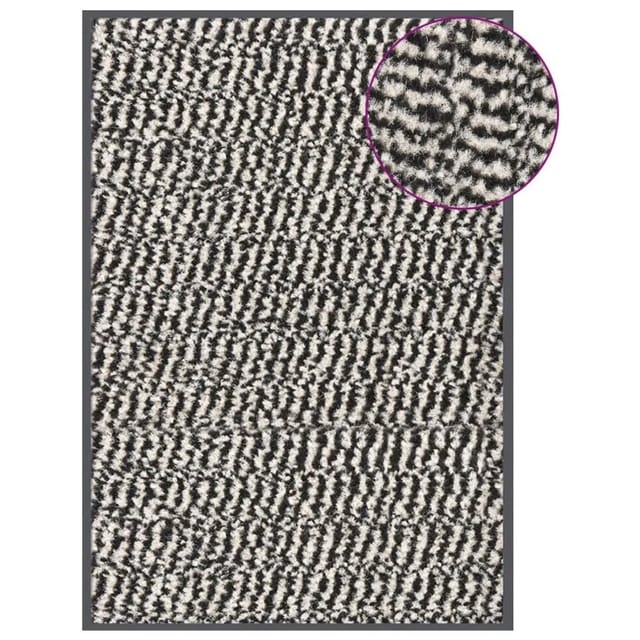 Fußmatte getuftet 40x60 cm Hellbraun Vidaxl