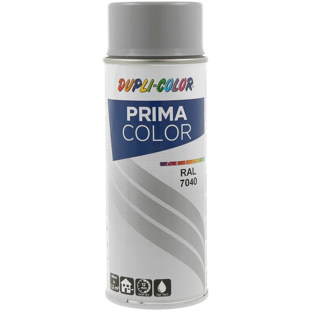 Dupli Color Prima Lackspray, Sprühlack 400ml, fenstergrau glänzend RAL 7040