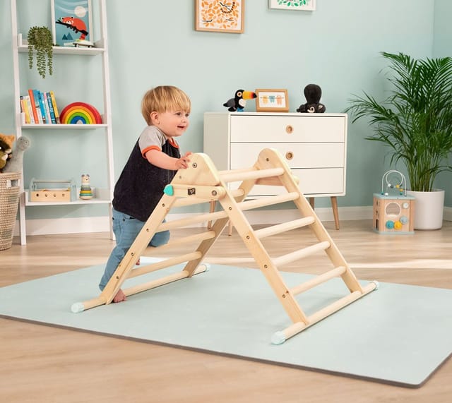 Tp Toys - Active Tots Holz Kletterdreieck Natur 91x78x58 cm