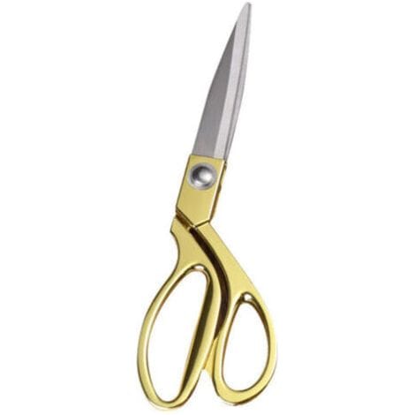 Professionelle, Vergoldete Nähschere – 25 Cm Lange Stoffschere Aus Edelstahl – Schneiderschere Für Stoff, Kleidung, Leder, Jeansstoff, Änderungen, Nähen Und Konfektionierung