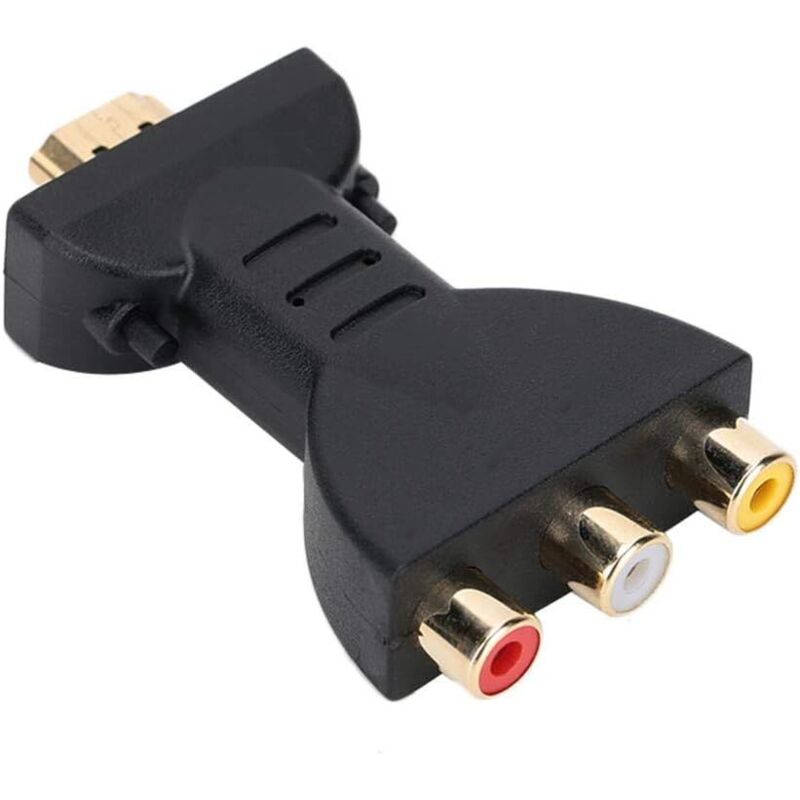 Hdmi-zu-rgb-video-audio-konverter Für Rca-komponenten, 1080p-audio- Und Video-synchronisationsadapter