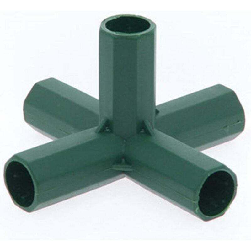 10 Stück 16-mm-pvc-fittings Zur Stabilen Unterstützung Robuster Gewächshausrahmenkonstruktionen