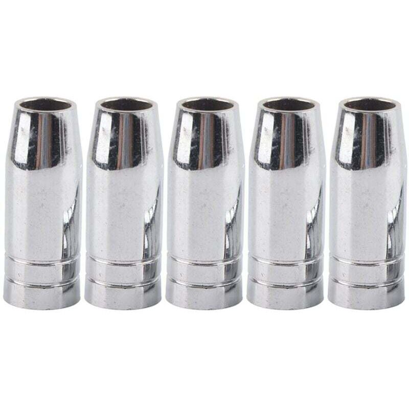 Set Mit 5 Mig-gasdüsen, Verbrauchsmaterialien Für Mb 15ak Mig/mag-schweißbrenner, 15-mm-konusgasdüse Für Binzel Mb 15ak Mig/mag-schweißbrenner