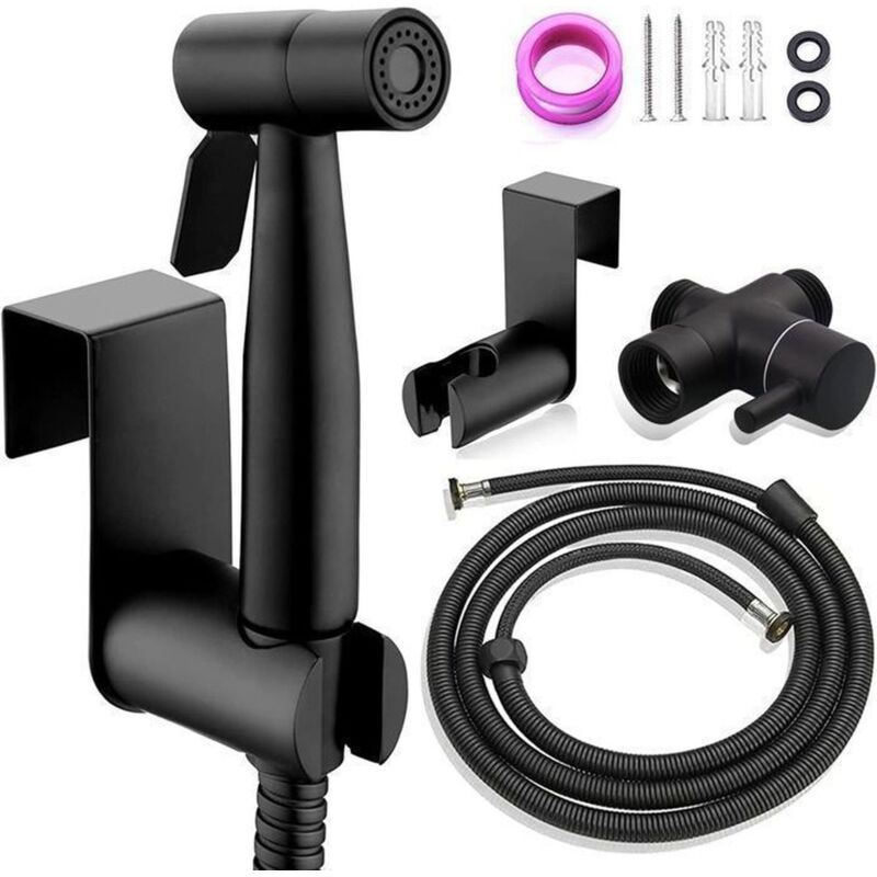 Toiletten-bidet-sprühgerät, Sprühgerät Mit Schlauch Und G1/2-adapter. Für Die Persönliche Hygiene Und Die Toilettenreinigung.