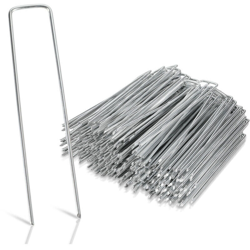 150 Stück Befestigungspfähle, Ø 3 Mm Verzinkter Stahl, Gartenanker