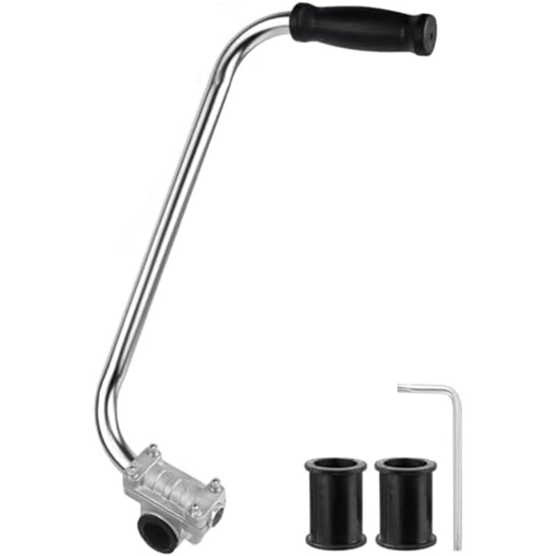 Ergonomischer Rasenmähergriff, Griffverlängerung Mit Halteklemme, Multifunktionaler Griff Für Gartenrasenmäher, Langlebig, Einfach Zu Montieren, Einfach Zu Bedienen