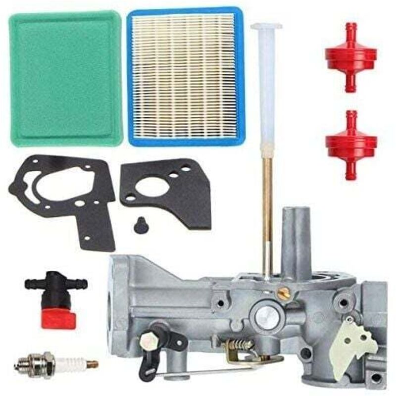 – Ersatzvergaser Für Briggs & Stratton Motoren – Kompatibel Mit 5 Ps – Ersatzteile 498298, 692784, 495951, 492611 – Wartungssatz